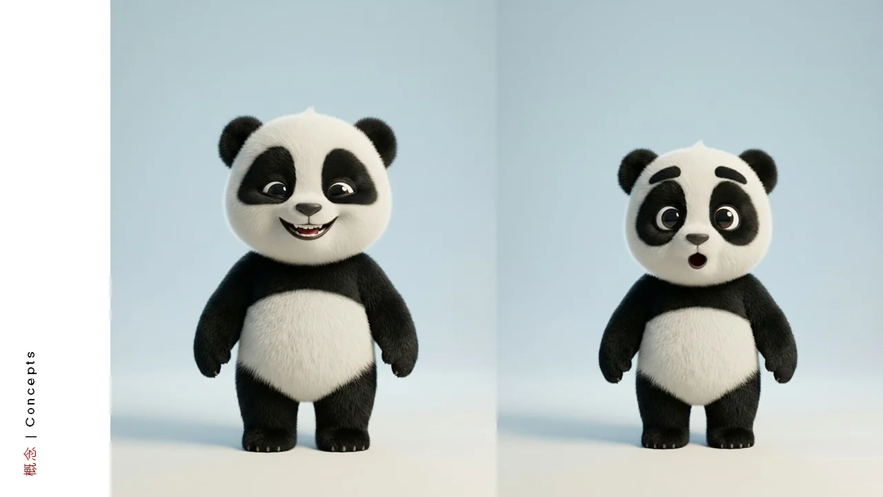 Dongfeng/Huawei · Panda — Panda — Expression contrast