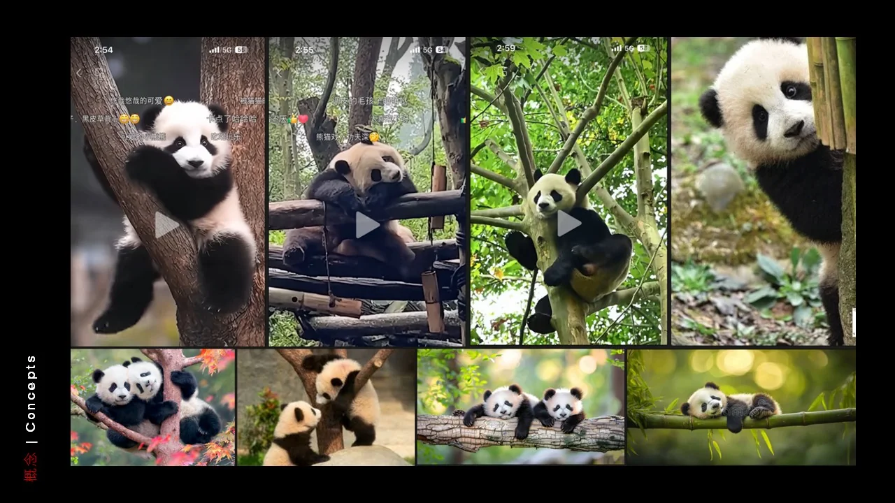 Dongfeng/Huawei · Panda — Panda — Natural Panda behavior references