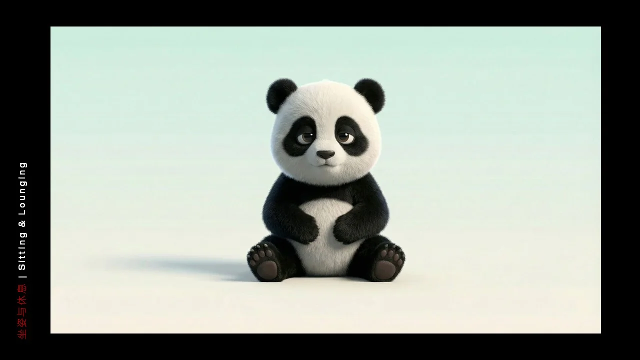 Dongfeng/Huawei · Panda — Panda — Seated calm pose