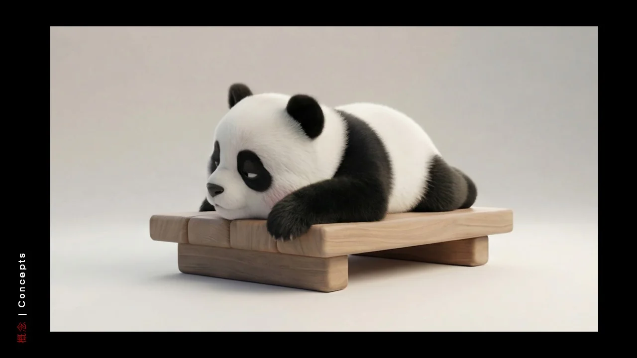 Dongfeng/Huawei · Panda — Panda — Resting pose — profile view