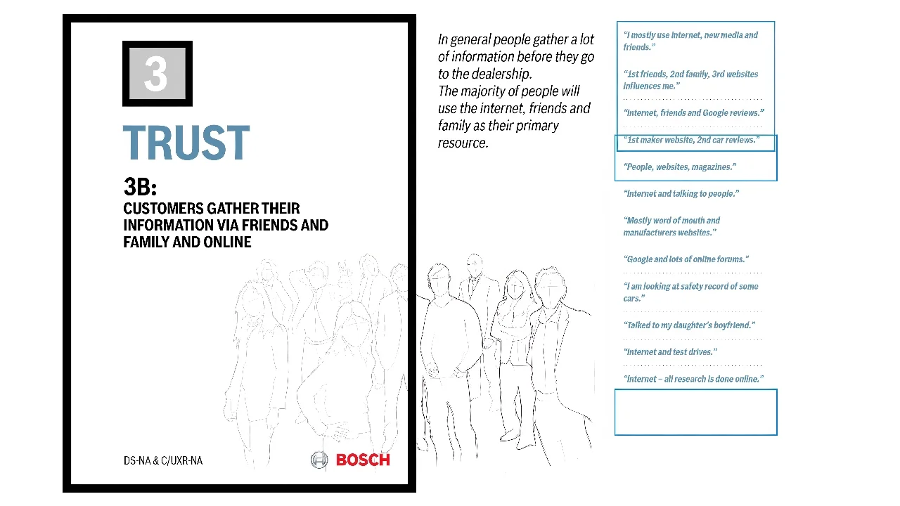 Trust — friends and family as information sources