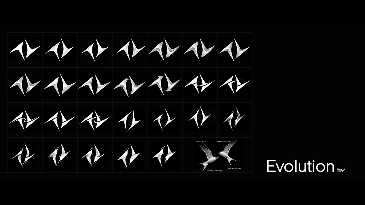eπ — Logo evolution