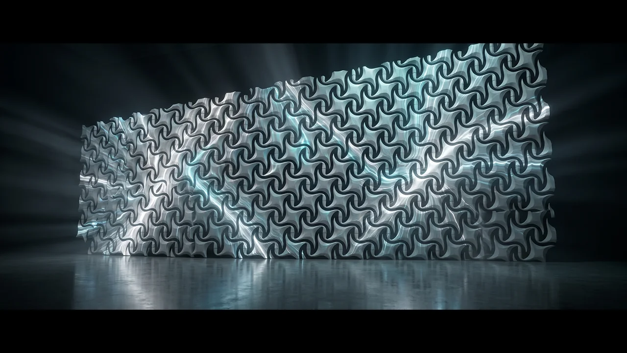 Interactive wall — Patterned surface — wall installation concept