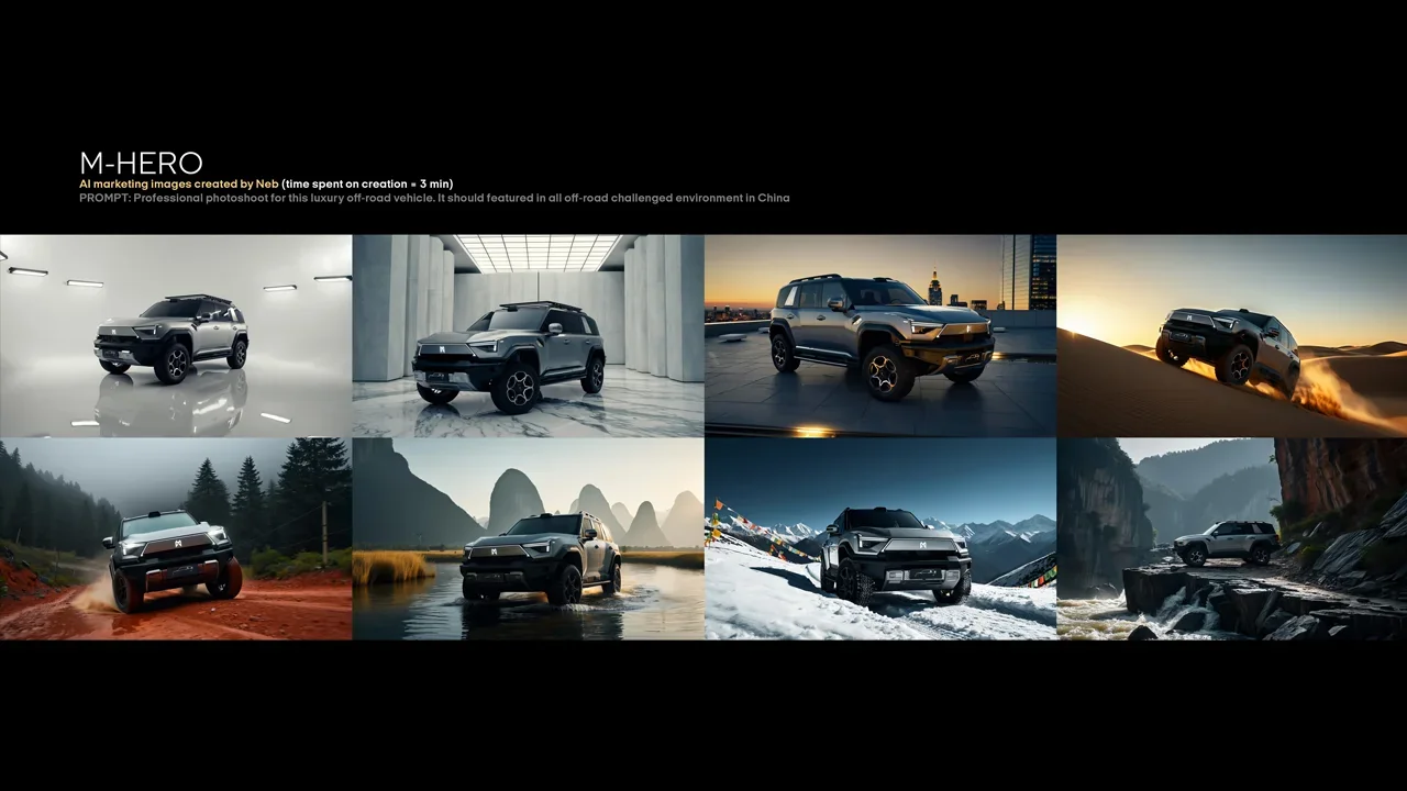 M-HERO — Vehicle campaign storyboard