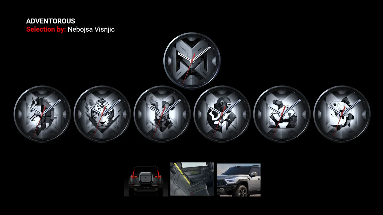 M-HERO — Rotary clock — adventurous direction
