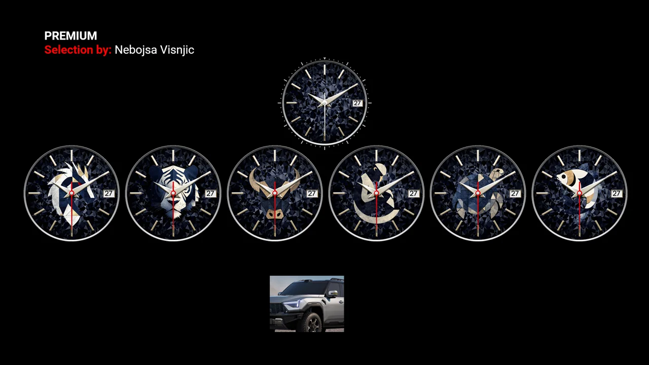 M-HERO — Rotary clock — premium dial studies