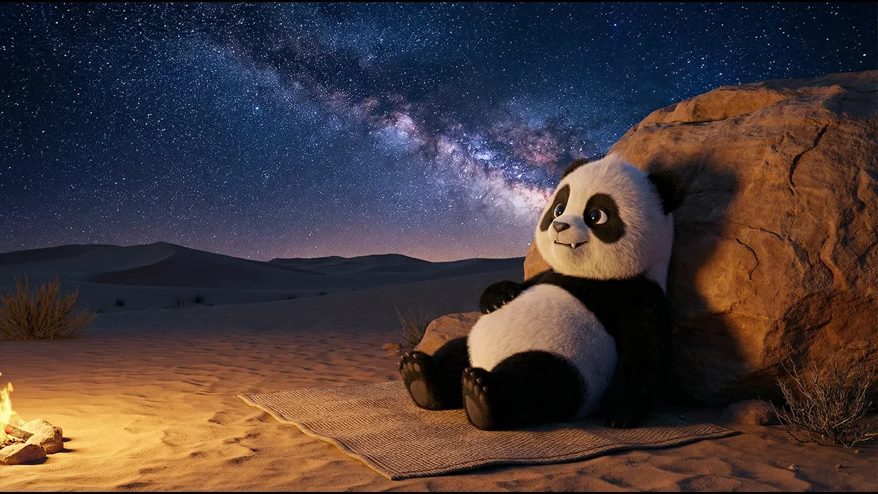 M8 — Panda — Camping Mode scene exploration 05