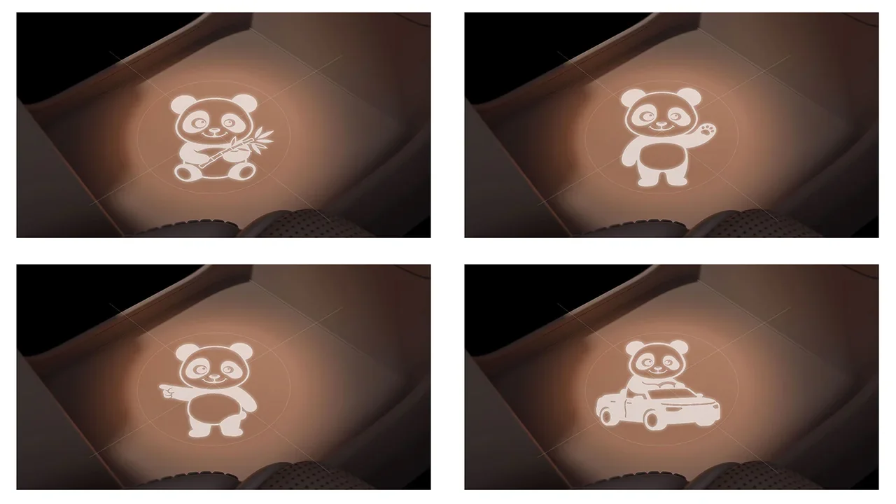 M8 — Panda — GOBO projection applications