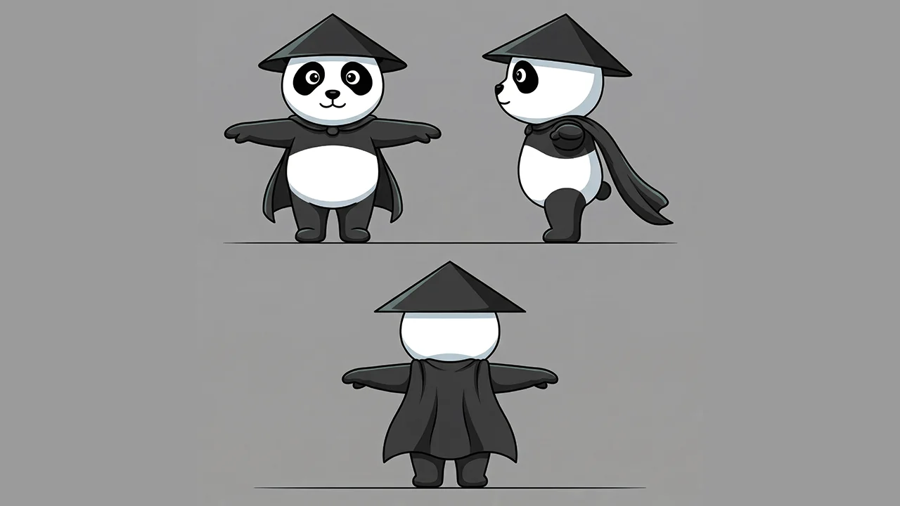M8 — Panda — HUD character 3D views
