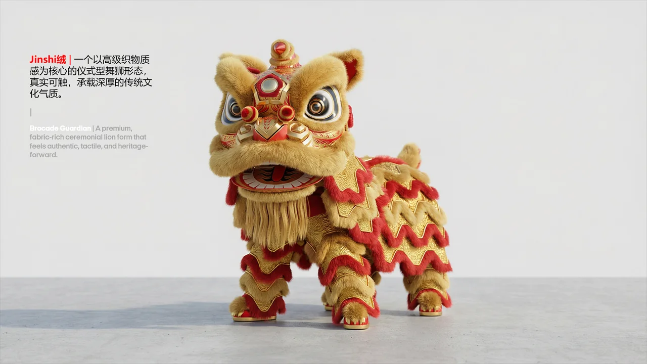 Model B — Lion — character exploration 01