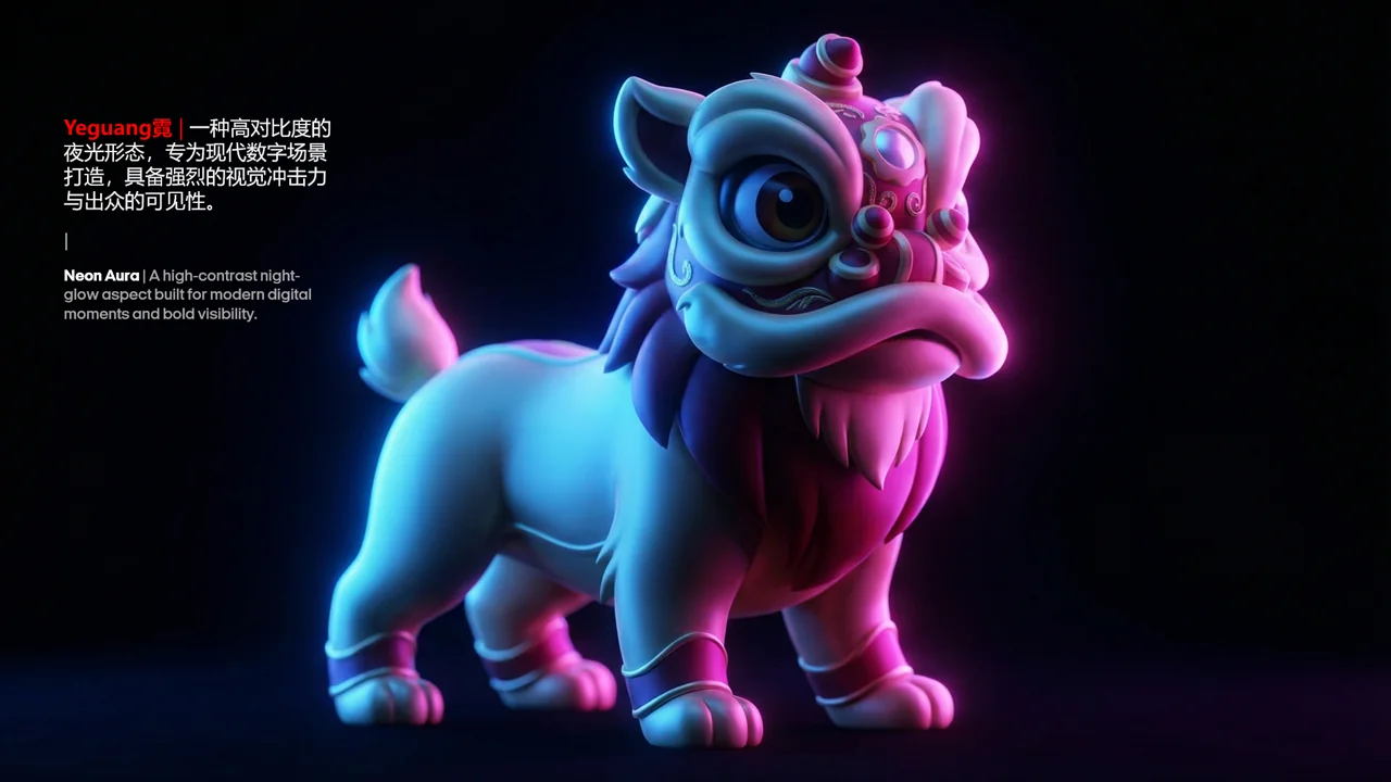 Model B — Lion — character exploration 04