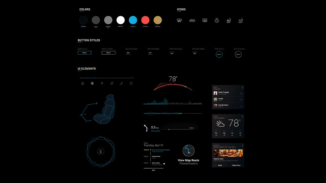Interface controls and components